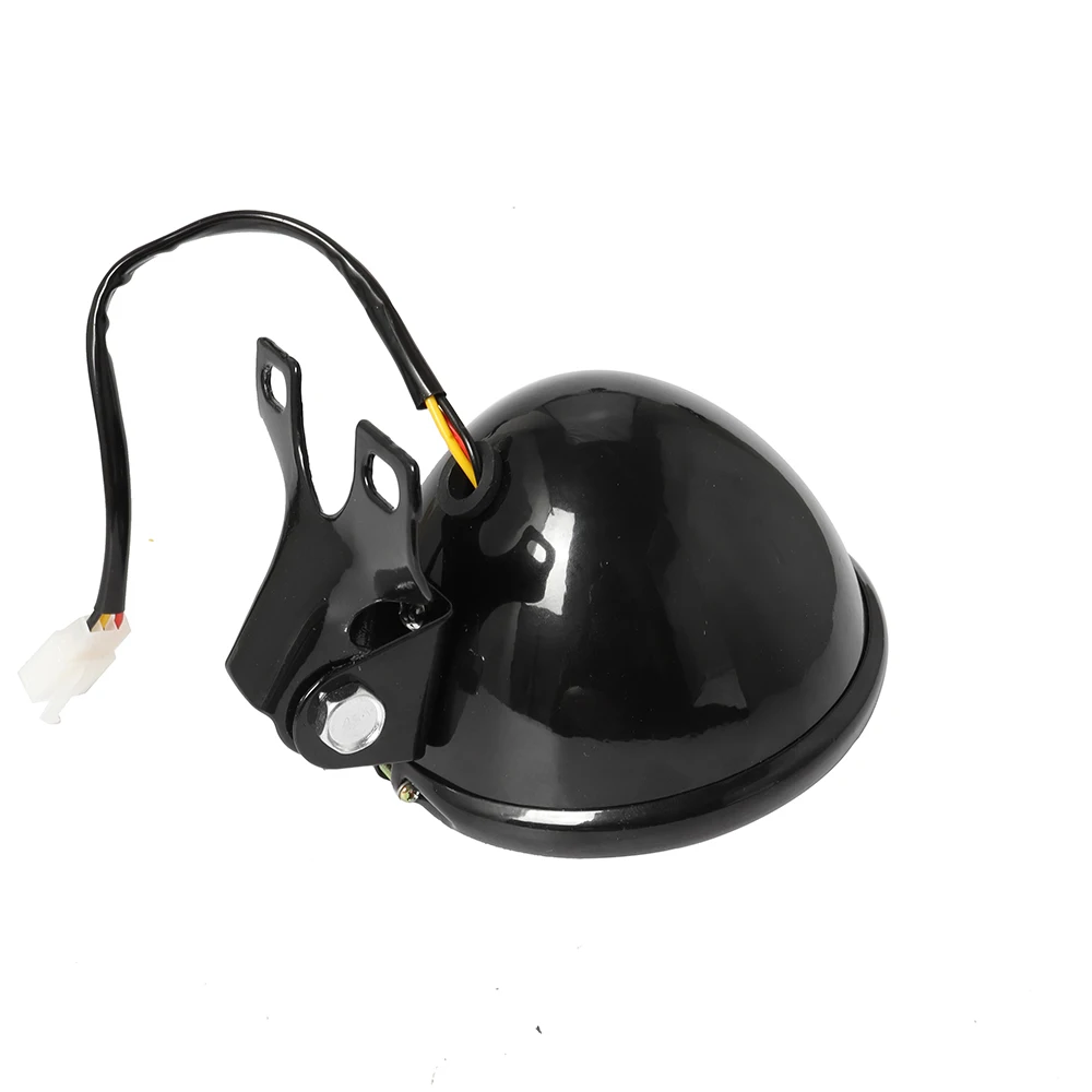 35W Motorcycle LED Headlight Universal Motorbike Retro Headlamp DC 12V Scooter Round Spotlight Motor Vintage Front Lights Lamps