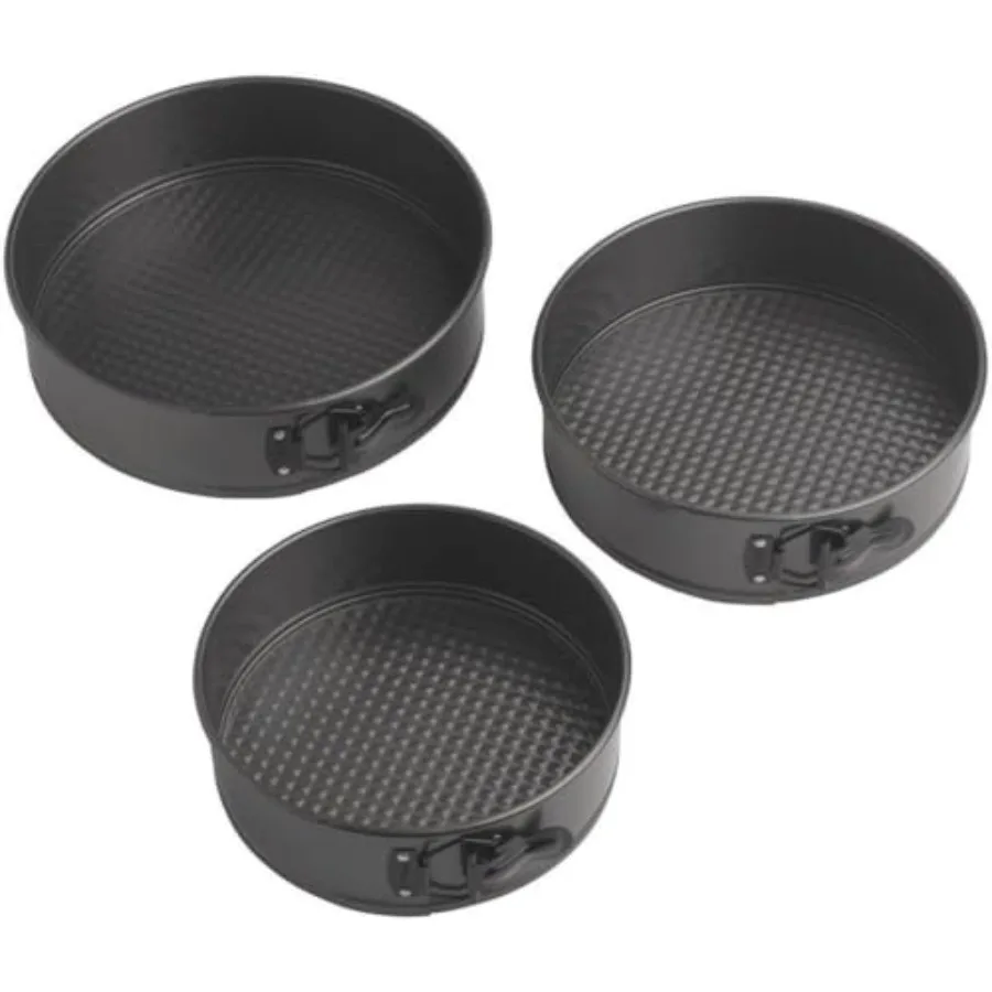 

Набор форм для чизкейка Gold Non-Stick 89 10 дюймов, из нержавеющей стали, без ПФА, упаковка может отличаться.