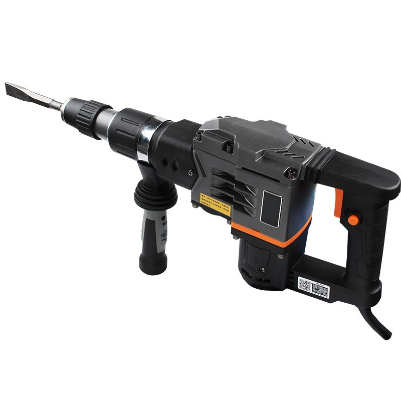 220V Electric Hammer Electric Pick Hammer  Electric Demolition Hammer With Chisel 1010W Concrete Slotting machine