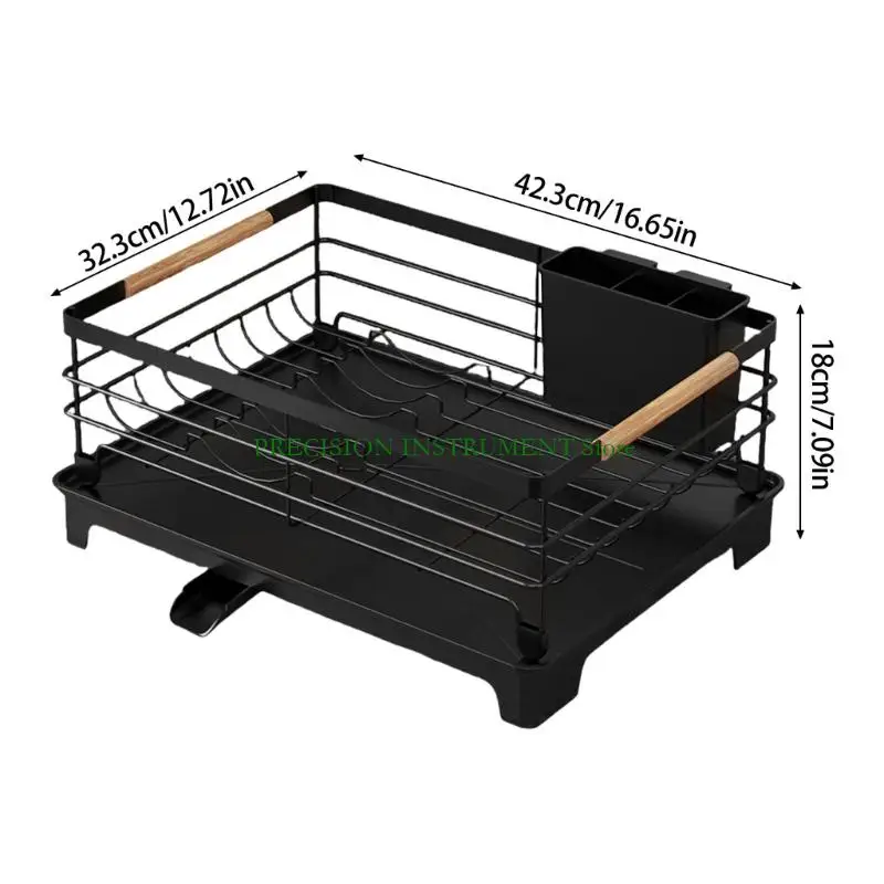 Rack secado para plato cocina Sistema drenaje integrado Rack 37jd