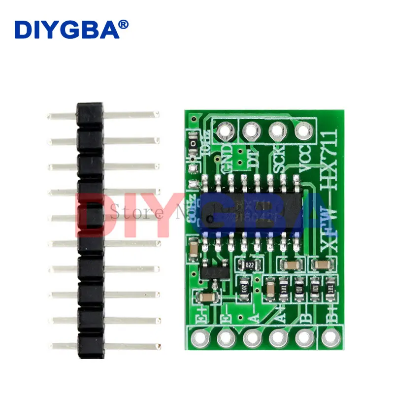 For Arduino Dual Channel HX711 Weighing Pressure Sensor 24-bit Precision A/D Module DIY Electronic Scale