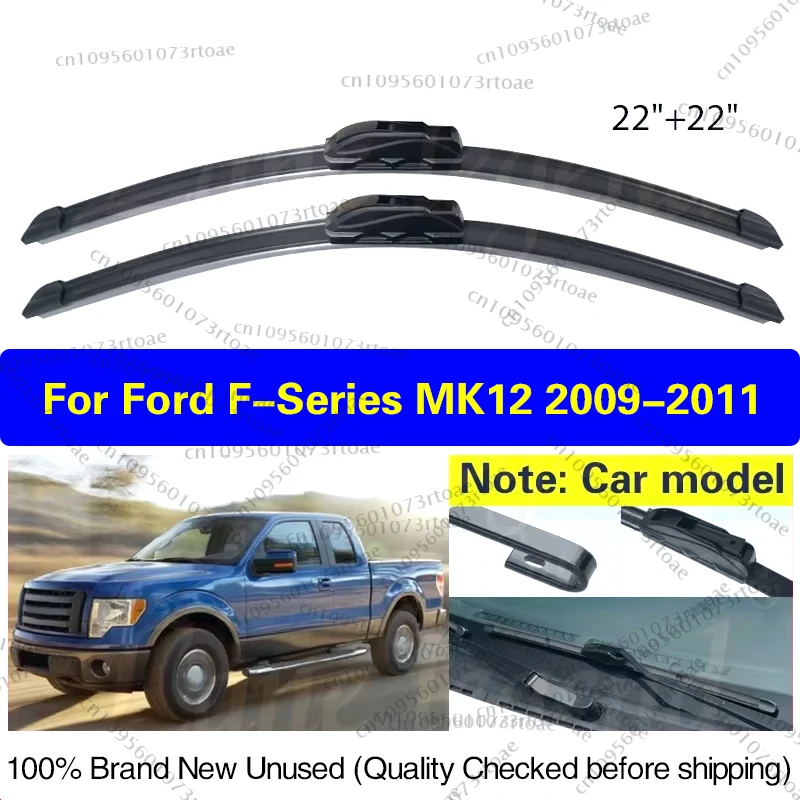 

For Ford F-Series F-150 F-250 F-350 F-450 MK12 2009 - 2011 Wiper Front Wiper Blades Windshield Windscreen Window Brushes 22"+22"