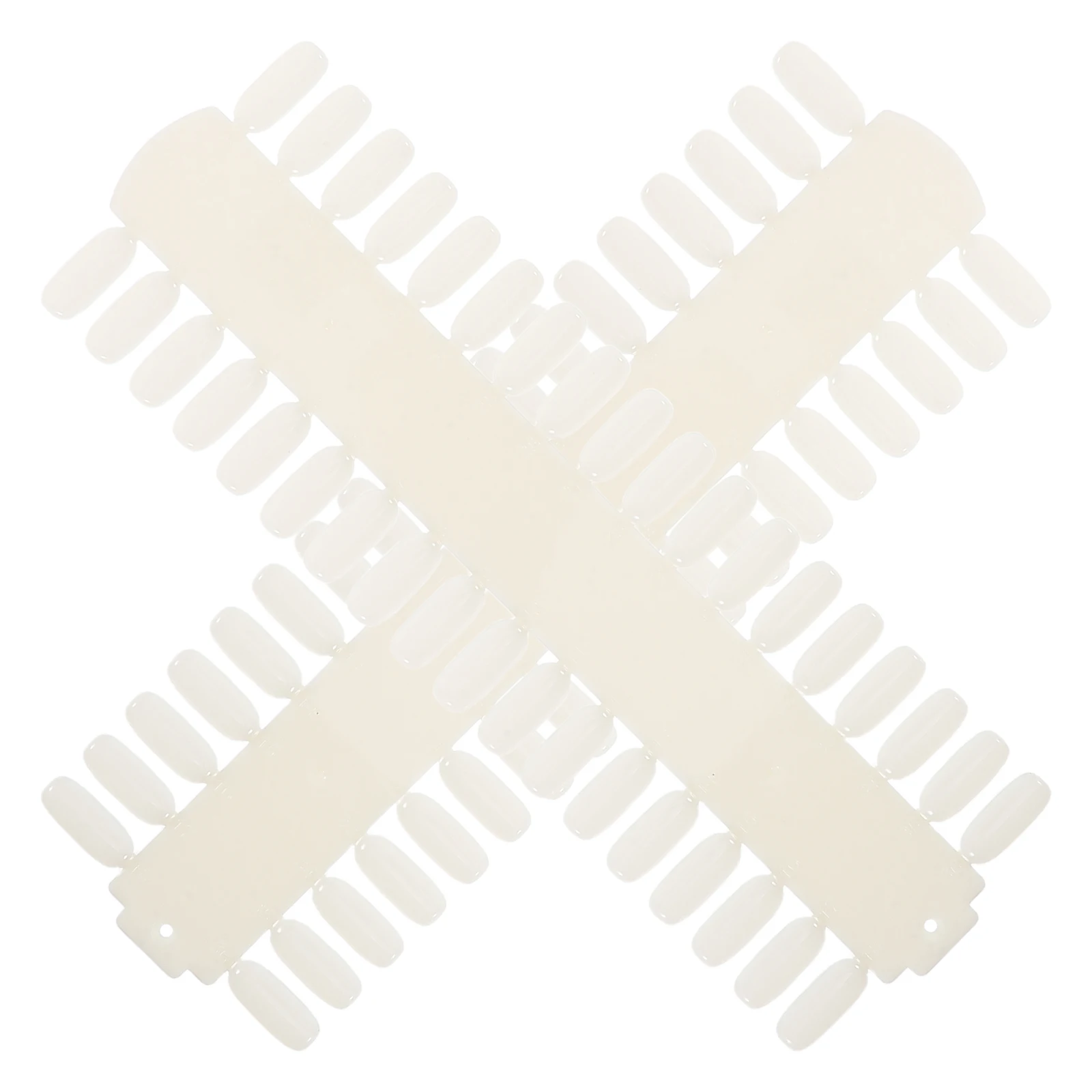 2 stücke Nagel Farbe Display Board 72 Tipps Lange Streifen Einseitige Salon Praxis Palette Langlebig Nail art Display-ständer werkzeug