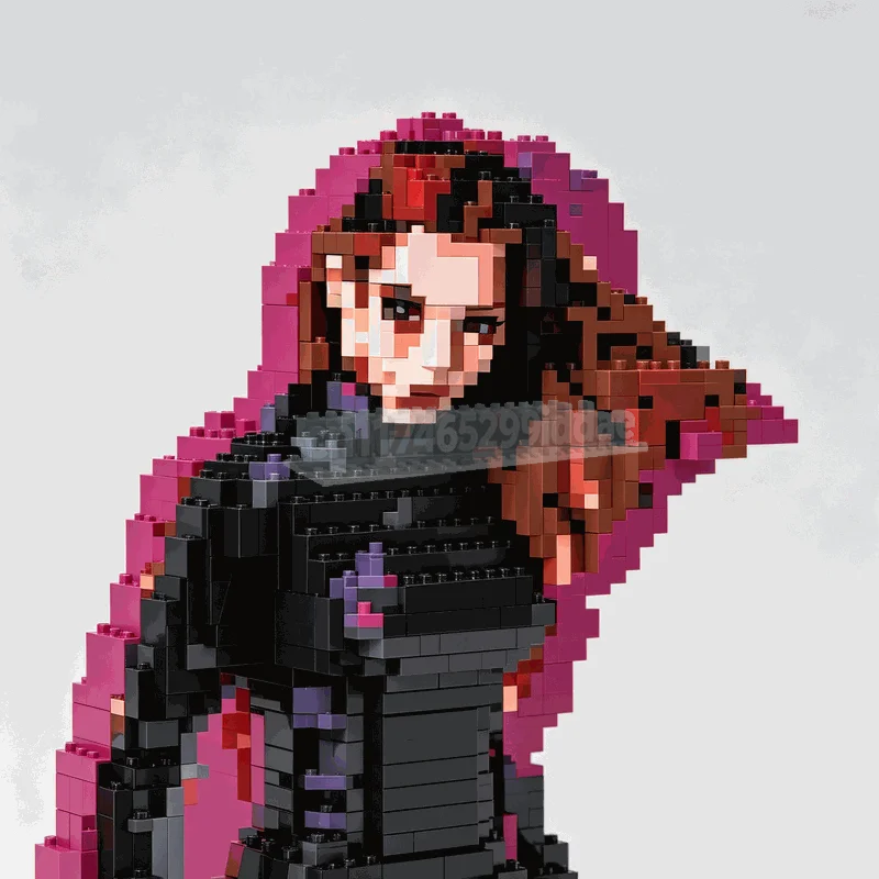 8003PCS MOC Sci-Fi Legends Classic Novel Cover Pixel Art Mosaic Wall Model Custom Puzzle DIY Creative Building Bricks Toy Gifts