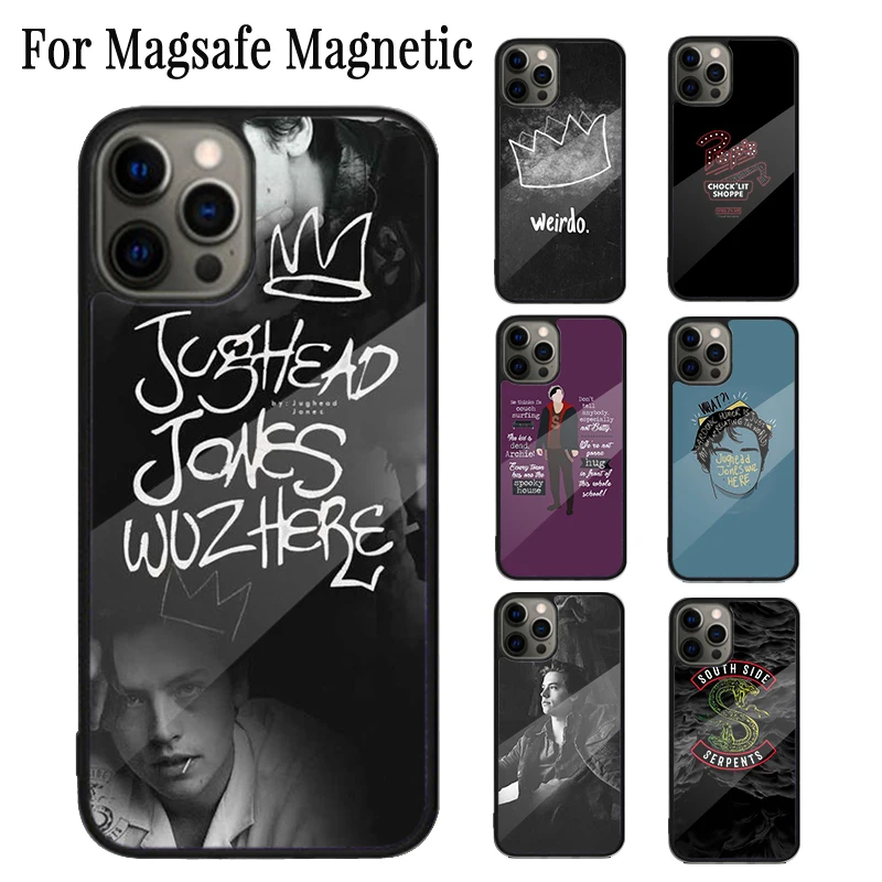 American TV Riverdale Jughead Jones Magnetic Phone Case For iPhone 16 15 14 Plus 13 12 11 Pro Max Magsafe Wireless Cover