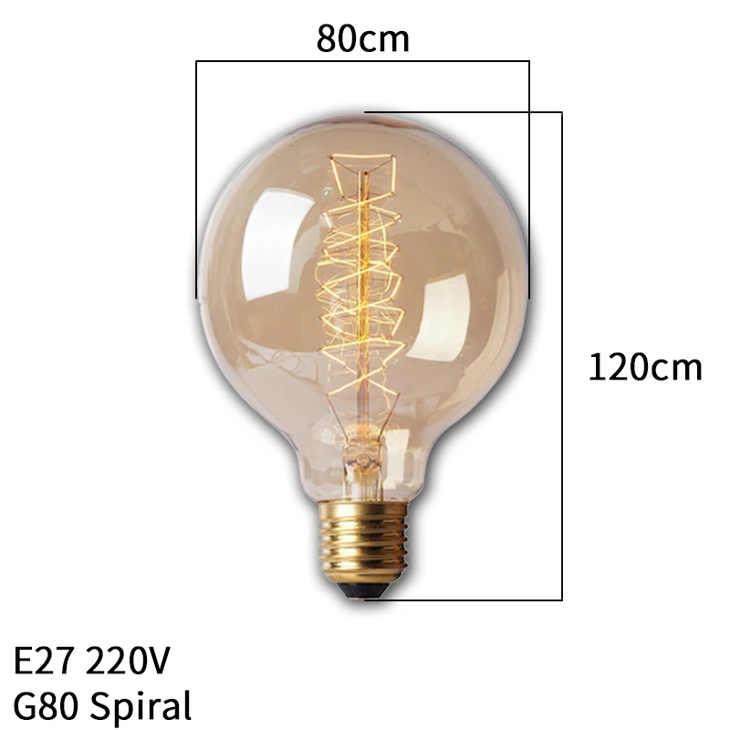 Dimbare Retro Edison Gloeilamp E27 40W 110V 220V Ampul Retro Lamp Gloeilamp Gloeidraad Vintage Decoratieve Licht lamp