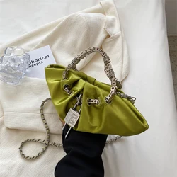 Sac à Bandoulière Hobos en Satin pour Femme, Fourre-Tout Décontracté, Sacs à Main et Pochettes, Nouvelle Collection 2024