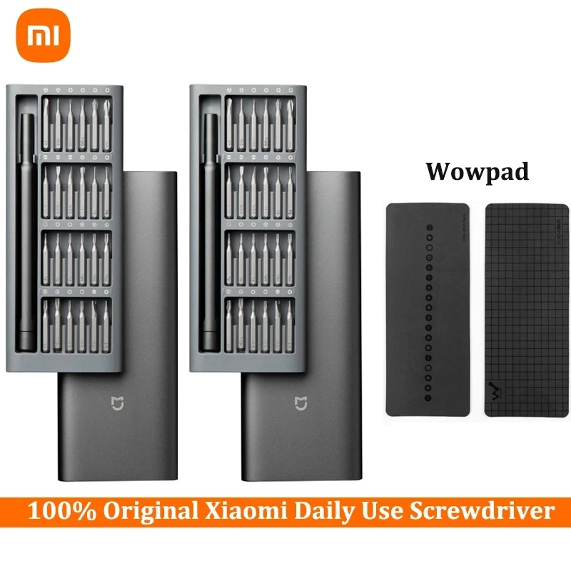 

100% Original Xiaomi Daily Use Screwdriver Kit 24 Precision Magnetic Bits Alluminum Box DIY Screw Driver Set For Smart home