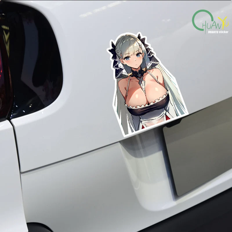 HD Anime Haimeng Big Miss Little Devil Sexy Car Sticker Creative Reflective Waterproof Motorcycle Car Decorative Sticker