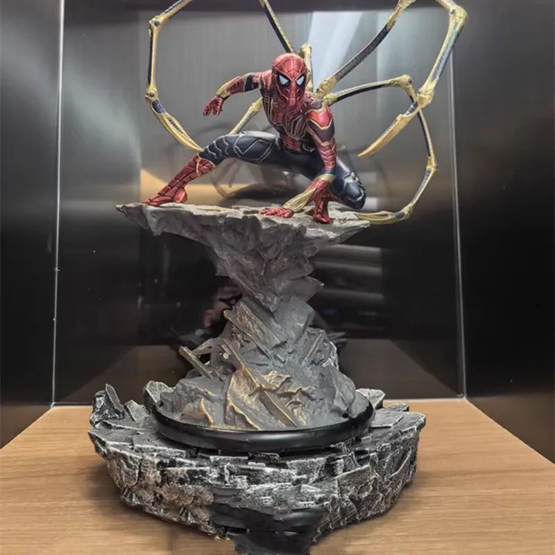 

Высококачественная аниме-фигурка Человека-паука из серии «Мстители», ручная работа, модель Marvel, украшение для комнаты, подарок на день рождения или Рождество