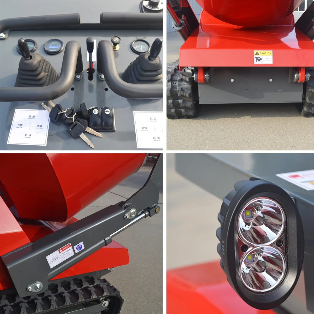 YG Customized Factory Wholesale Mobile Factory Price Small Mini Trailer Concrete Mixer Self Loading Cement Mixer Price For Buil