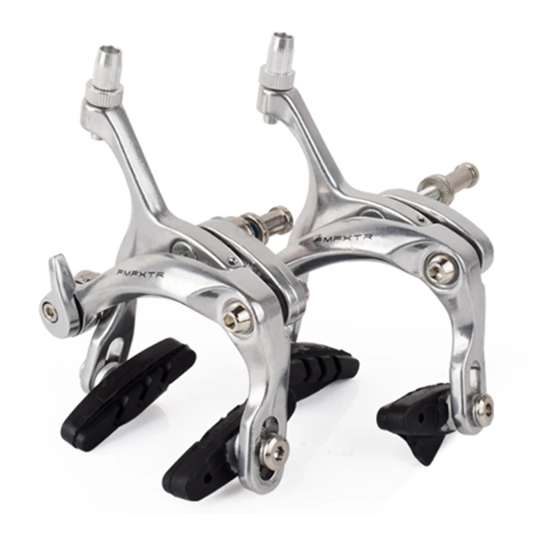 Road Bike C Brake Caliper Dual Pivot Caliper Folding Bicycle Side Pull Rim C Brake Center Mount Front Rear 47MM-59MM