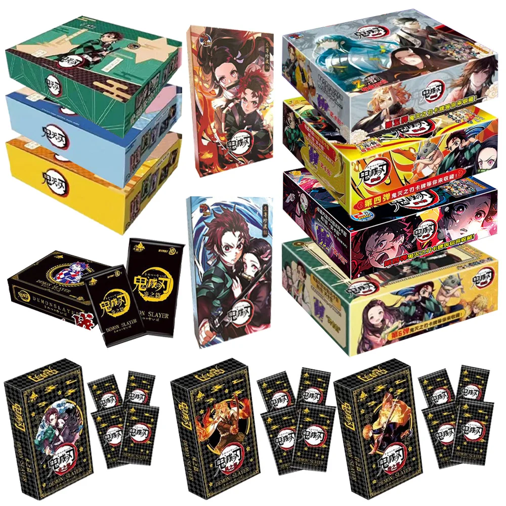 

New YAMI Demon Slayer Cards Character Rare SSP SP Card Tanjirou Kamado Nezuko Character Collection Card Children Toy Gift