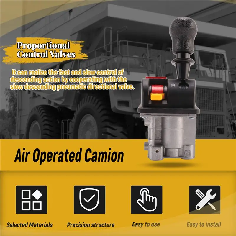 A85E-Proportional Control Valves With PTO Switch Dump Truck Tipper Hydraulic System Slow Down Air Operated Truck