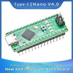 Upgraded Nano 4.0 Board (Compatible with Arduino Nano 3.0) TYPE-C  by CH340C ATmega328PB Chip, Suitable for Arduino IDE