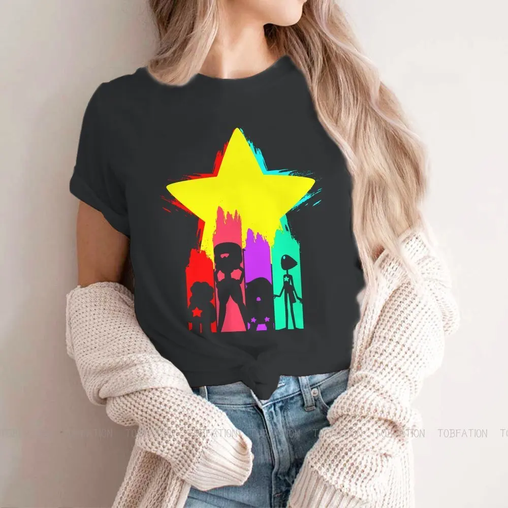 Steven Universe American Animated Crystal Original TShirts Steven Star Distinctive Homme T Shirt Hipster Tops 4XL