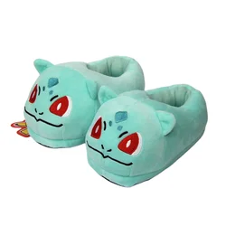 Pokemon Pikachu Snorlax Eevee Vaporeon Kawaii Plush Soft  Adult Children Warm Slippers Home Indoor Slippers anime figure