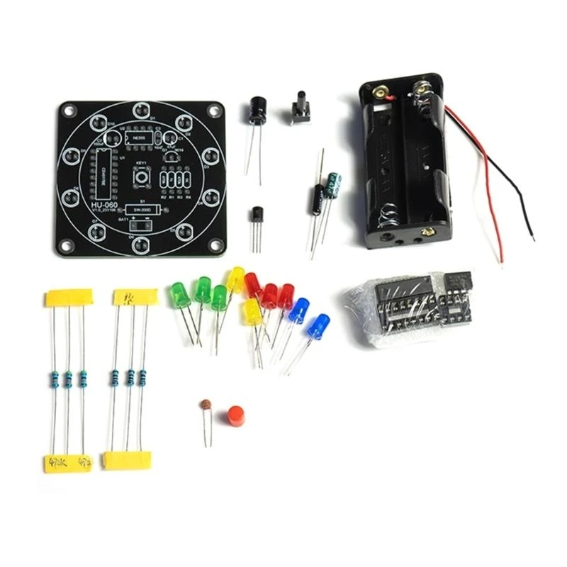 SZ Creative LED Lottery Wheel Kit Build Your Own Fun & Engaging DIY Project for Home Use, Students Teens Home Entertainment