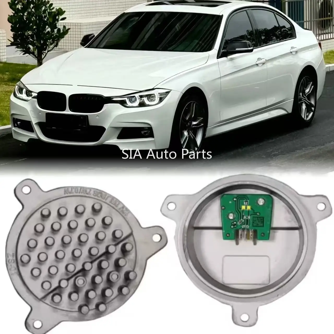 

For BMW 3 Series G20 OEM 63119883630 63118496133 White Light Low Version DRL Headlight Daytime Driving Lights LED Angel Eye