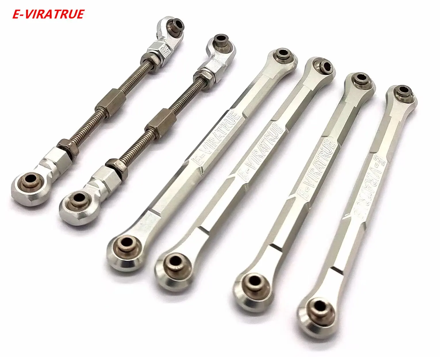 

E-VIRATRUE 7075Aluminum Link Rod For Losi RZR Rey 1/10 (6pcs)