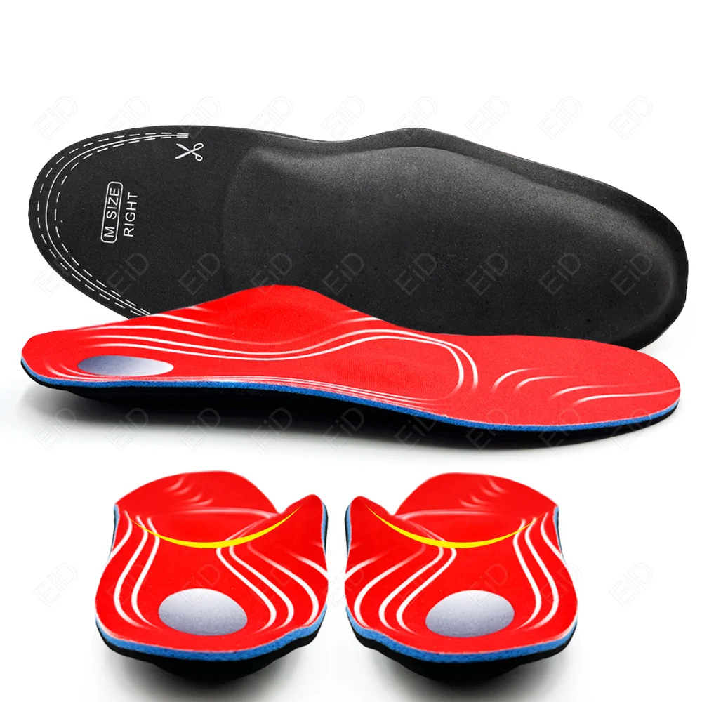 Premium Severe Flat Foot Orthotic Insole Plantar Fasciitis Relieve Heel Pain Arch Support Shoes Insert For Women Men Sneaker pad