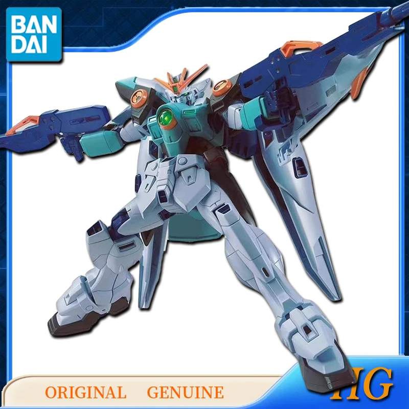 Bandai GUNDAM Original Genuine HG WING GUNDAM SKY ZERO Anime Action Figures Toys for Kids Gift Assembly Model Ornaments