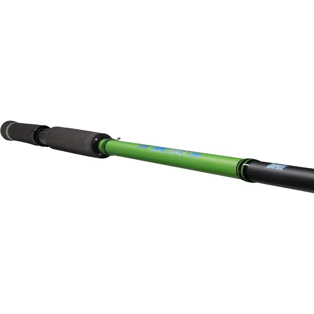 

Medium Light Power, Fast Action Graphite Blank Fishing Rod with EVA Foam Handle, Green Color