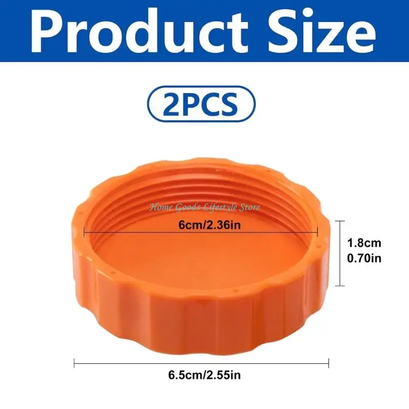 E74E Pack Of 2 Plastic Drain Covers For Sand Filter Pumps Replacement Parts
