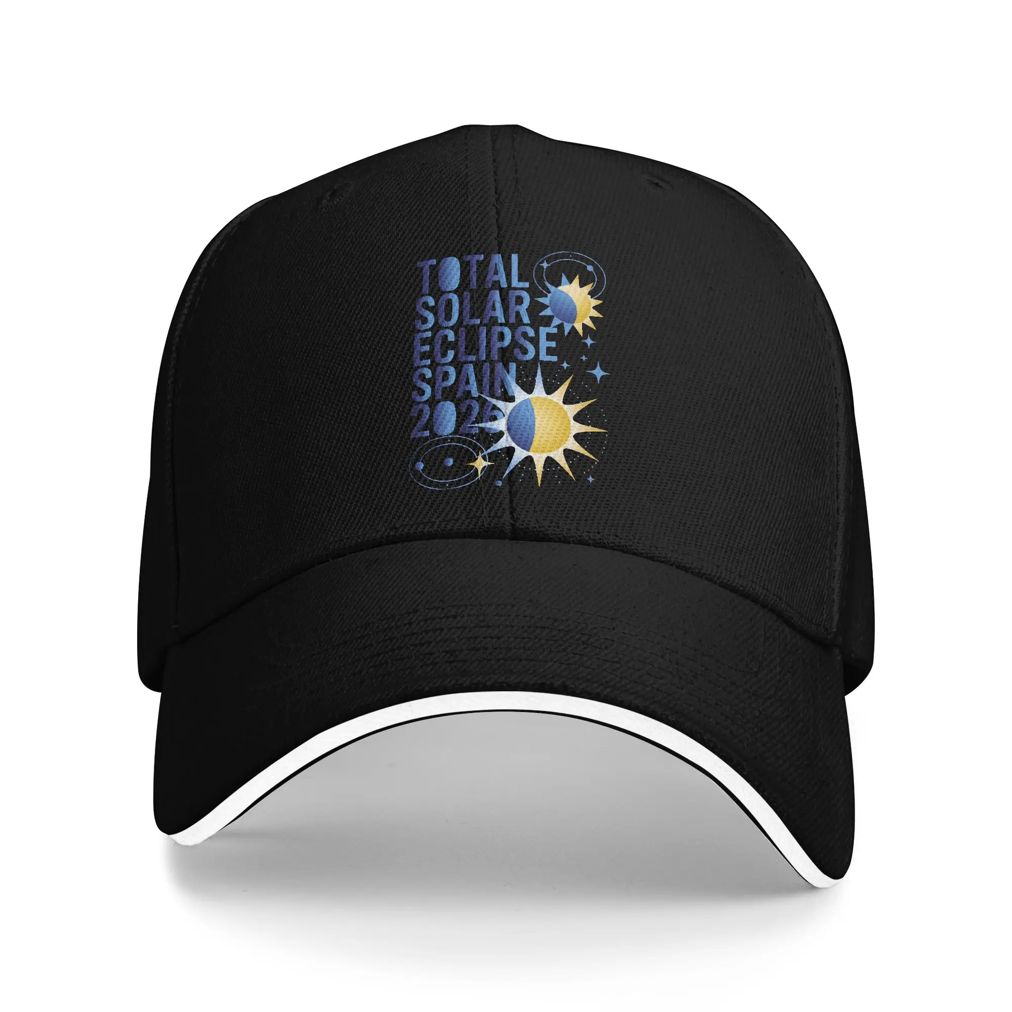 Women Men Spain Total Solar Eclipse 2026 Outdoor Hat  Adjustable Cap New Baseball Cap Sports Hats