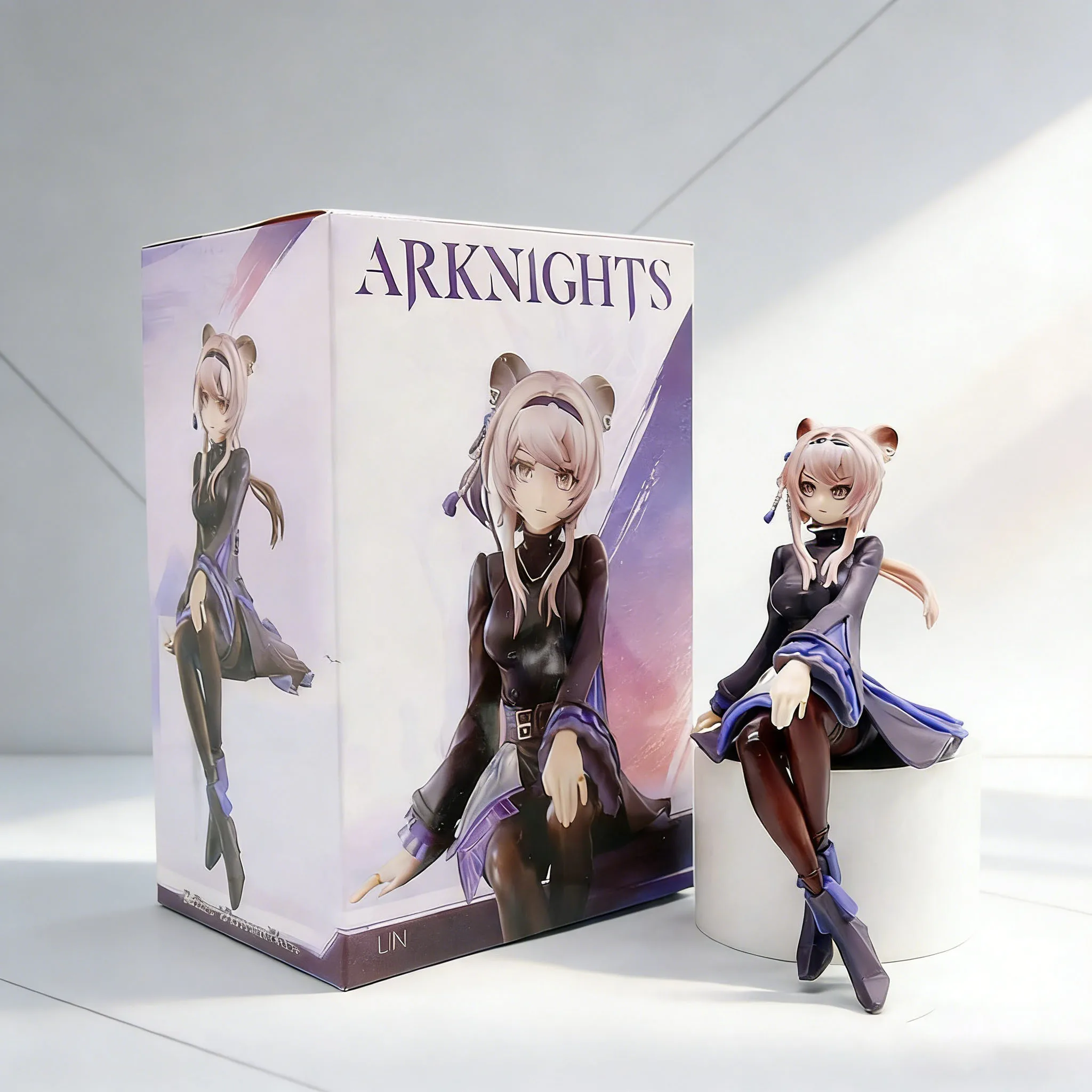 Personaggio anime Noodle Stopper Figura Arknights Lin Anime Figura Action Figurine Modello Figuart Decorazione Giocattolo Regalo