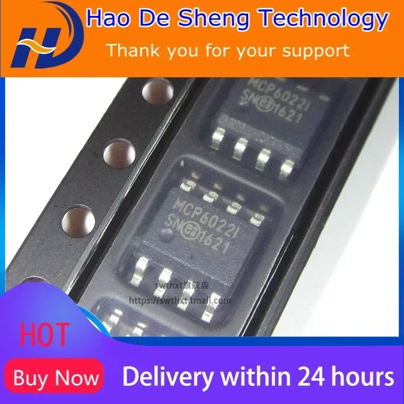 

10PCS/LOT MCP6022-I/SN MCP6022T-I/SN MCP6022I SOP-8 New Original In Stock