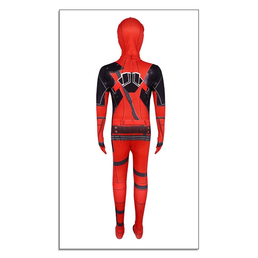 Superhero Deadpool CostumeHalloween Costume Children\'s Deadpool Cosplay MaskCostume Adult SetJumpsuit Backpack Accessories