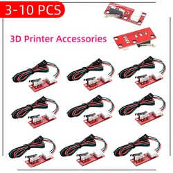 3-10Pcs Endstop Switch For Arduino End Stop Limit Switch and Cable Mechanical Endstop For CNC RAMPS 1.4 Board 3D Printer Parts