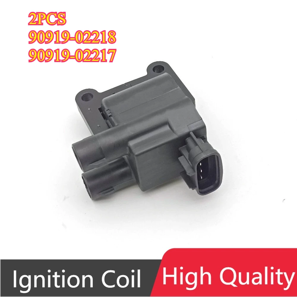 

2Pcs 90919-02218 9091902218 90919-02217 9091902217 5C1297 UF180 Ignition Coil for Toyota Camry RAV4 Solara 2.0L 2.2L L4