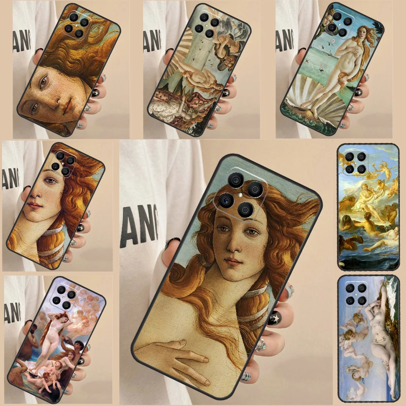 Art Painting Birth Of Venus Case For Honor Magic 5 Lite X7a X8a X9a X6 X7 X8 X9 8X 10 50 70 90 Lite Magic 4 Lite Cover