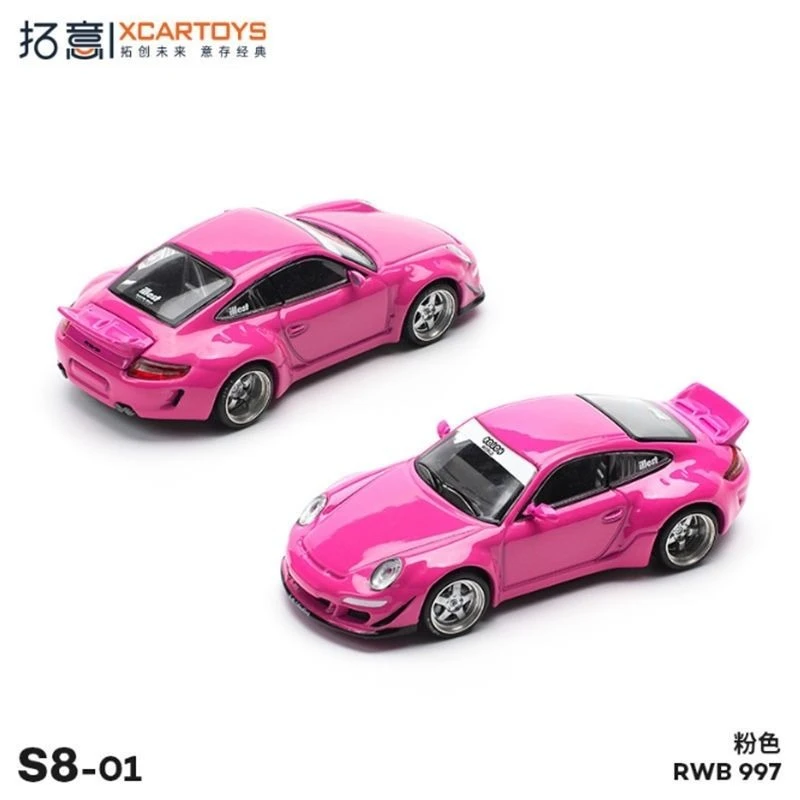 

XCARTOYS 1/64 S8-01 RWB997 Sports Car Decoration Alloy Static Car Model Toy Children's Birthday Gift Toys Collection Ornament