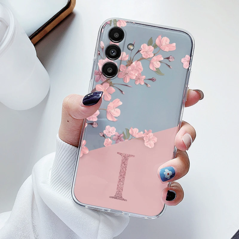Für Samsung A34 A16 A07 A17 A15 A25 A35 A56 5G Fall Weiche Dünne Luxus A-Z Buchstaben Zurück Abdeckung stoßfest Fundas Klar Taschen Stoßstange – Detail 9
