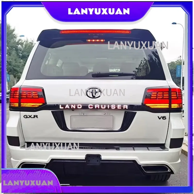 2026 HCmotion New Start Animation LX570 Taillights for Land Cruiser 2008-2020 LED IP67 Waterproof