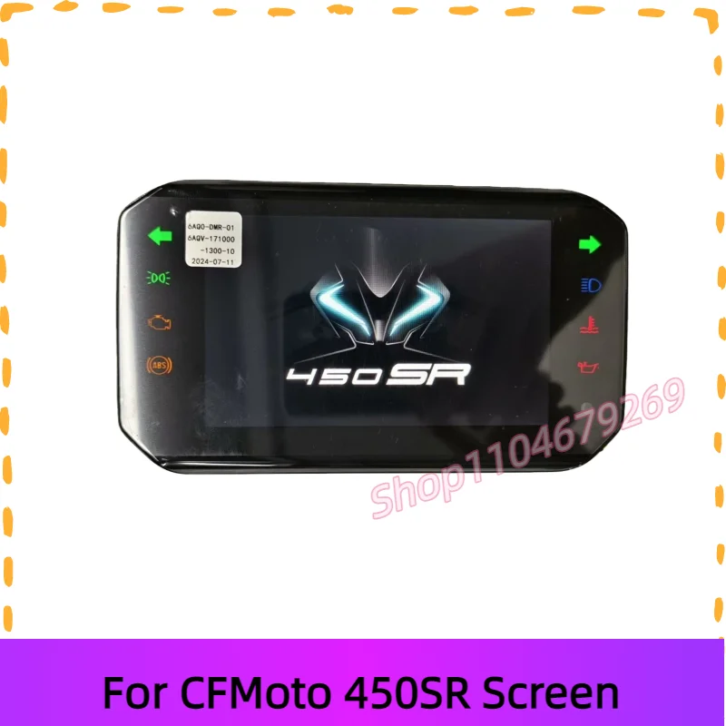 

Motorcycle LCD Gauges Cluster Speedometer Tachometer For CFMOTO 450SR 450SRS 2024 Speed Ometer instrument assembly