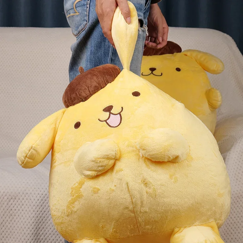 40-50cm Sanrio Pom Pom Purin Stuffed Plush Toys Big Size Lovely Pillow Gift Kids Super Soft Pom Pom Purin Plushie Doll Room Dec