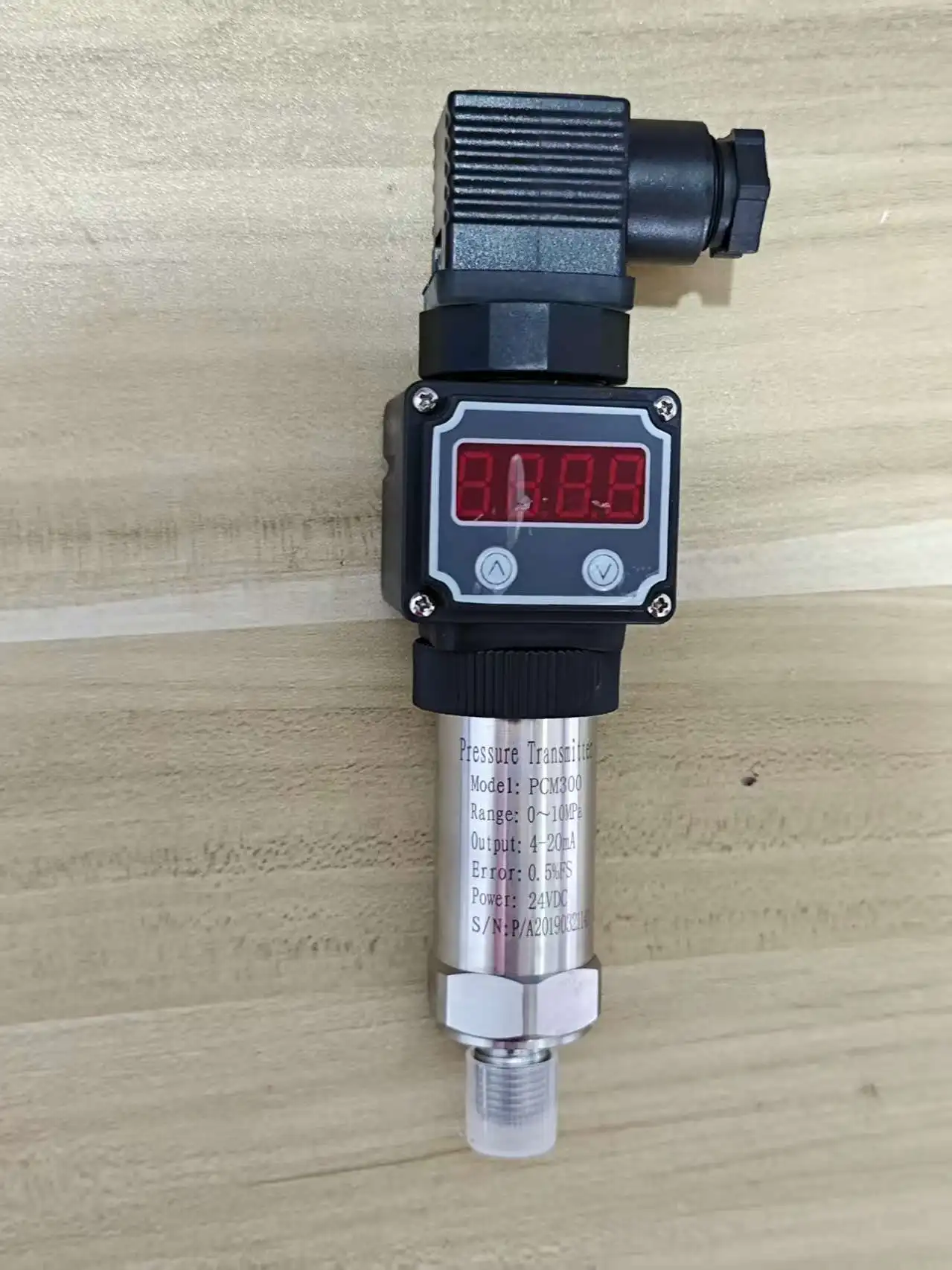 0-0.2Mpa/60Mpa(8700PSI) for choice LED Digital Silicon Pressure Transmitter Pressure Transducer G1/4 4-20mA output