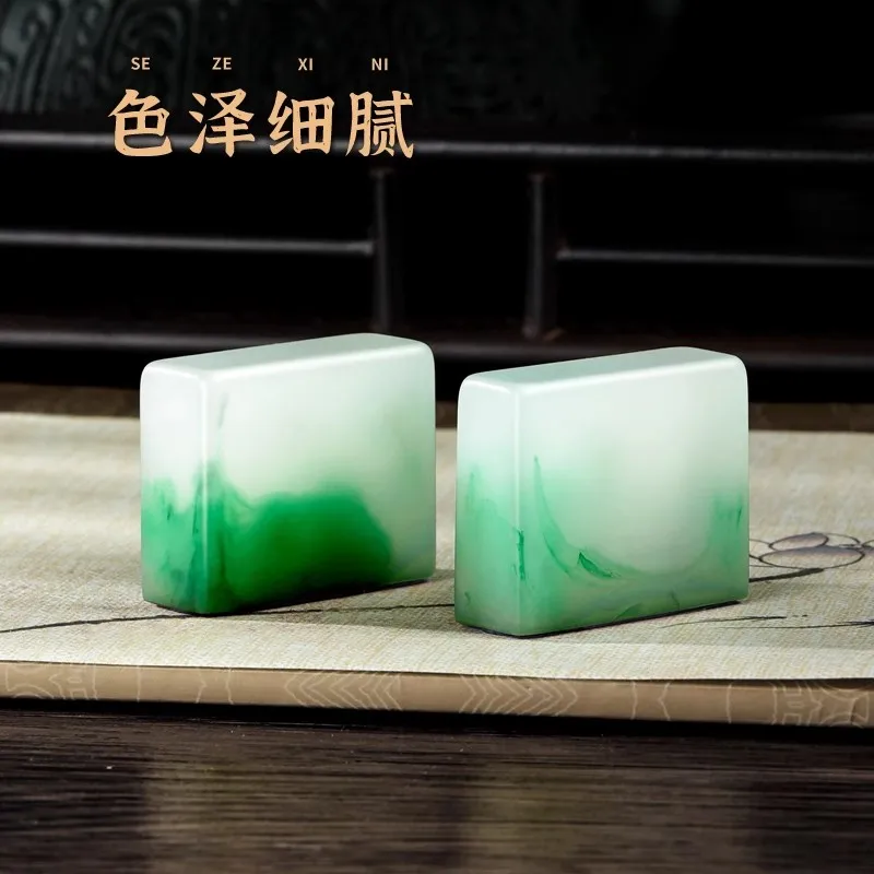 Resin Finished Plum Blossom Orchid Bamboo Stamp Seal For Painting Drawing Art Supplies 1.5x4 cm
