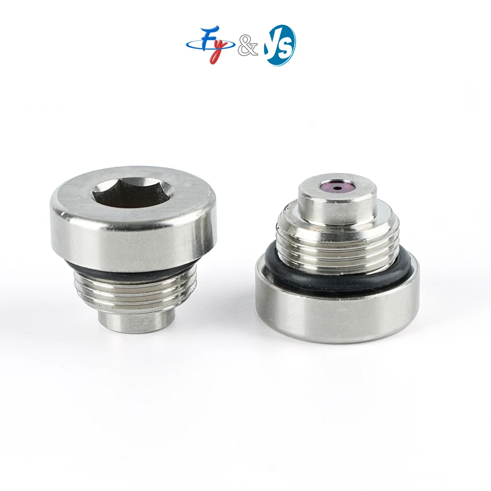 Industrial Blanket Wet Roller Cleaning Nozzle Ruby Core Hexagonal Socket High Pressure Spray Nozzle Accessories