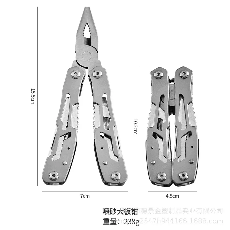 Outdoor Multitool Camping Portable Stainless Steel Edc Folding Multifunction Tools Emergency survival Knife Pliers