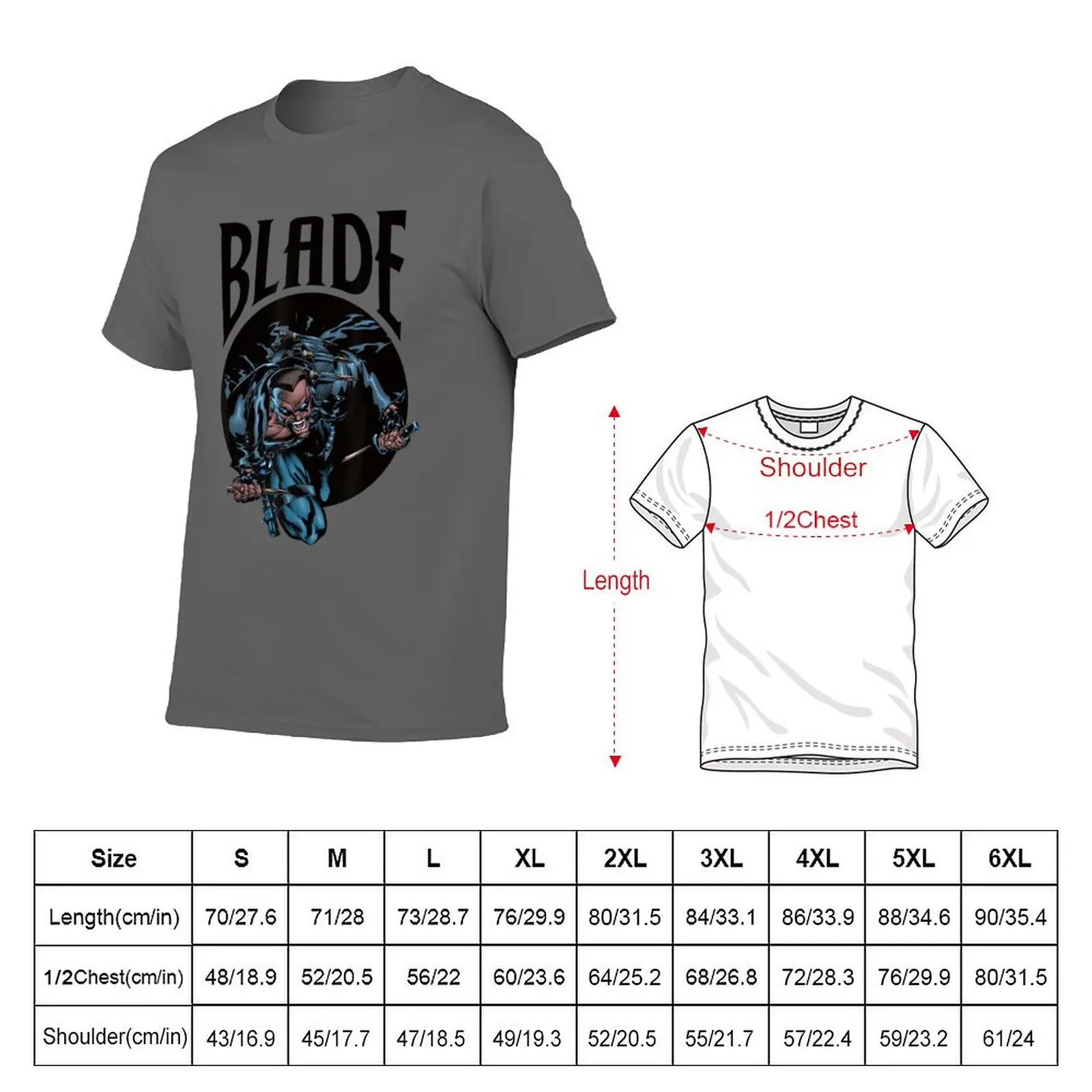 Blade Vampire Hunter T-Shirt man t shirt cotton high quality man t shirt cotton cotton t shirts man 100% T-Shirt