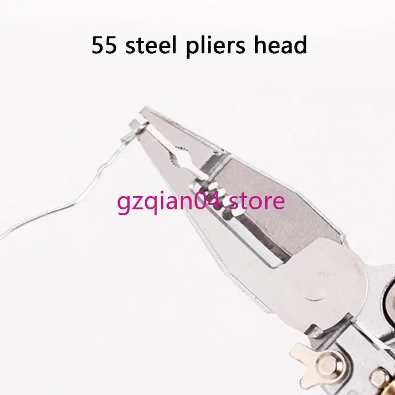 N7MD Multifonctionnel Fil Stripper Coupper Cable Cutter Pliers Professional 8-in-1