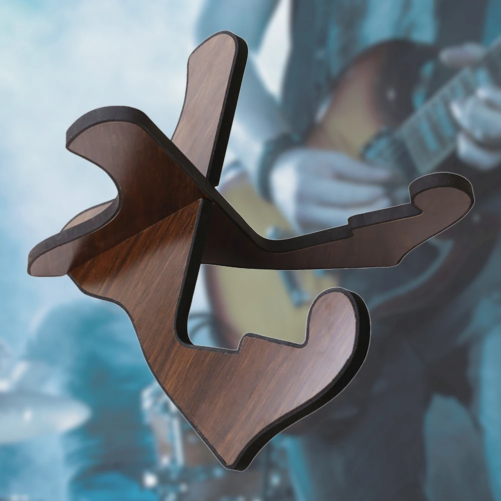 Houten Gitaarstandaard Instrumentonderdeel Accessoires Gitaarstandaard Rack Verticale Ukelele Display Muzikale Snaren Opvouwbare Houder Stand