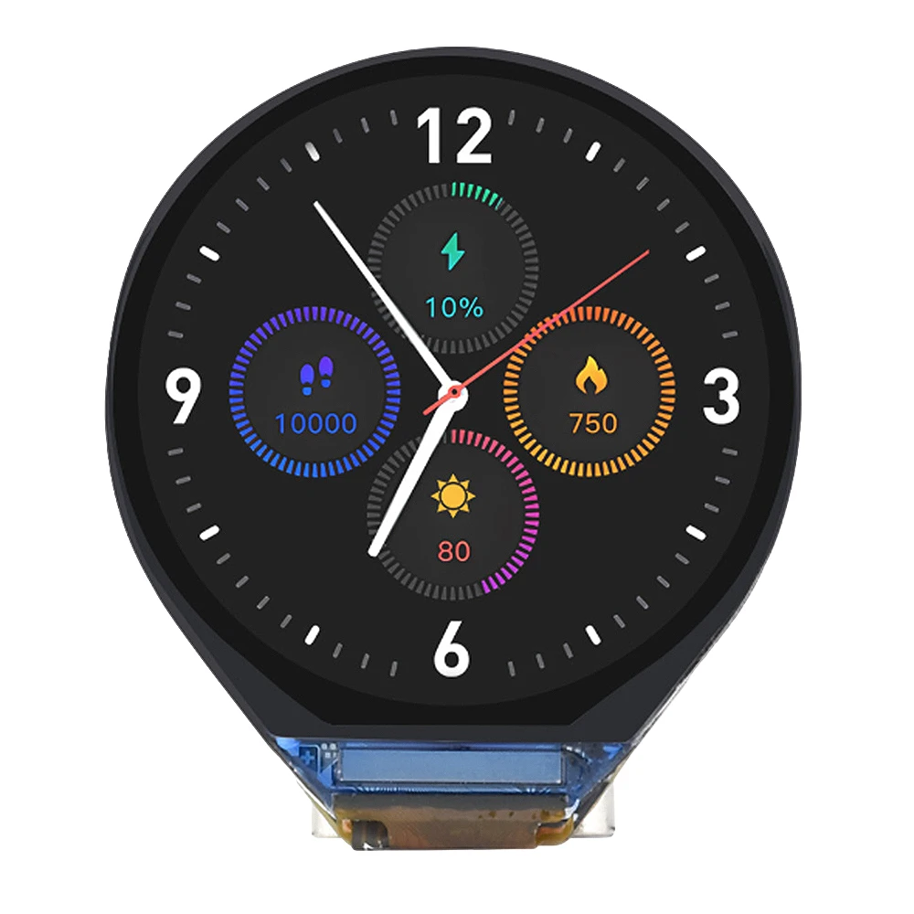 ESP32-C3 IoT Development Board On-board 0.71-inch SPI interface LCD screen 160X160 pixels Demo Board Round LCD Dashboard