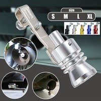 1PCS Universal Turbo Sound Simulator Whistle Car Exhaust Pipe Whistle Vehicle Sound Muffler