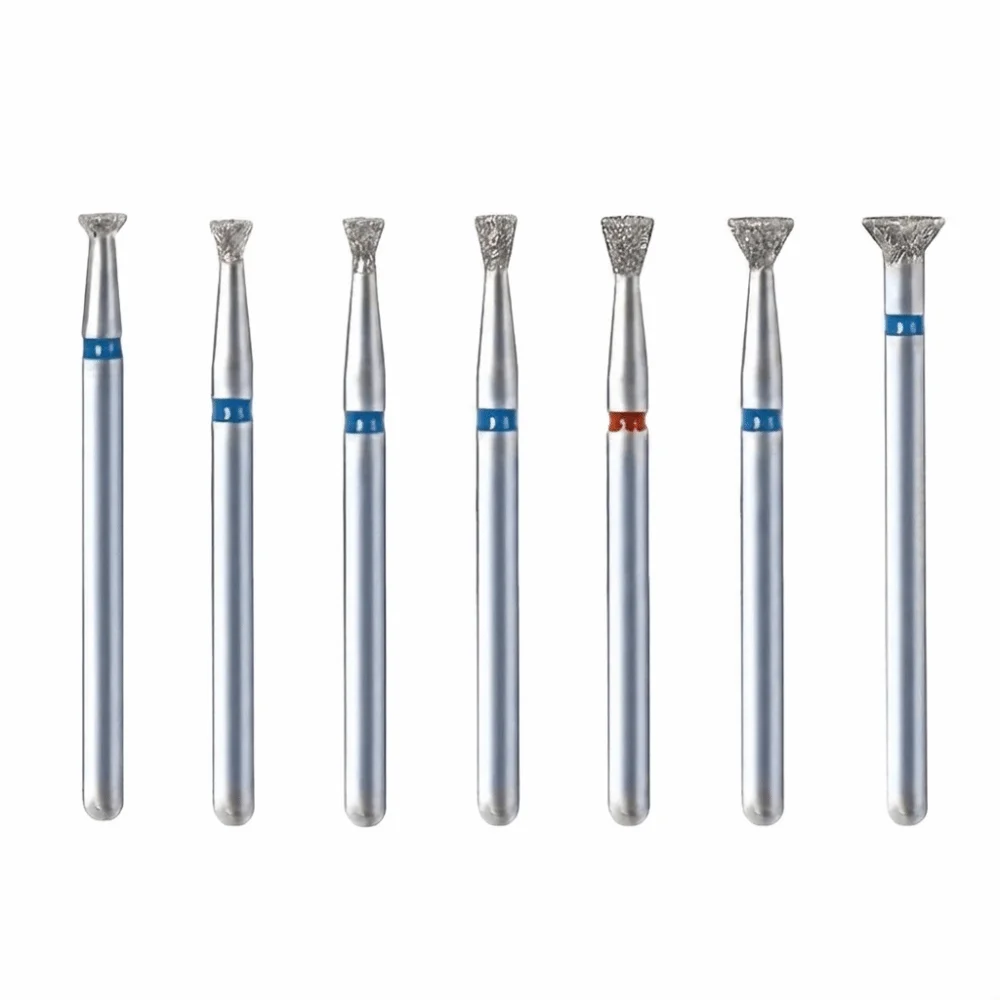 Cuticle Clean Nail Drill Bit Set Durable Fine Grit Nail Grinding Bit Diamond Coated Pre-processing Diamond Milling Cutter Bald